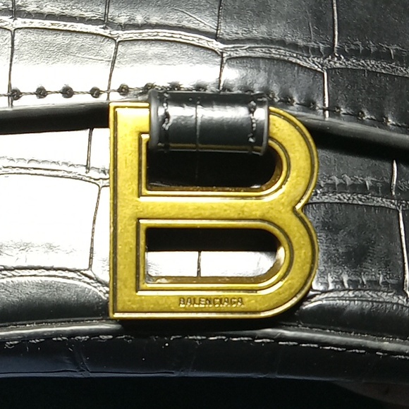 Balenciaga Crocodile Hourglass Bag Size Small - Picture 4 of 6